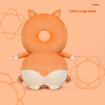 Ultra-Soft Plush Baby Head Protection Backpack – Whimsical Animal Designs