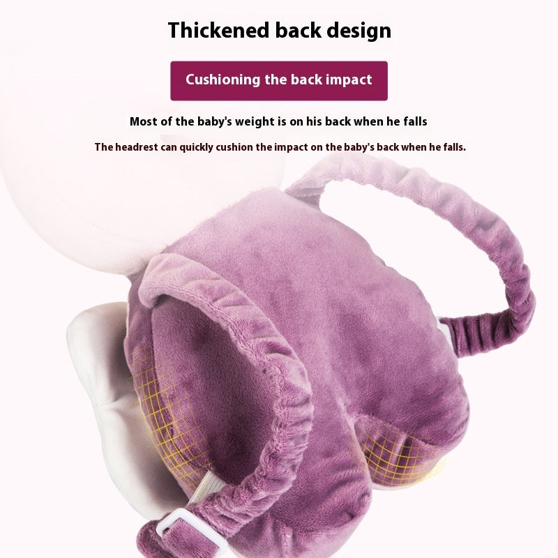 Ultra-Soft Plush Baby Head Protection Backpack – Whimsical Animal Designs