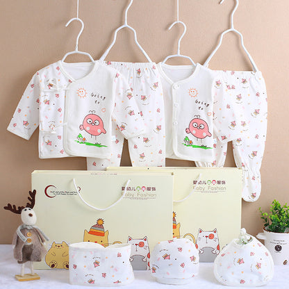 Cotton Newborn 7-Piece Clothing Set – Soft Essential Baby Outfit