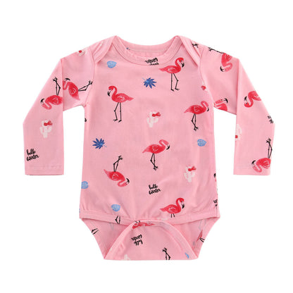 Newborn Baby Rainbow Long-sleeved Triangle Bodysuit