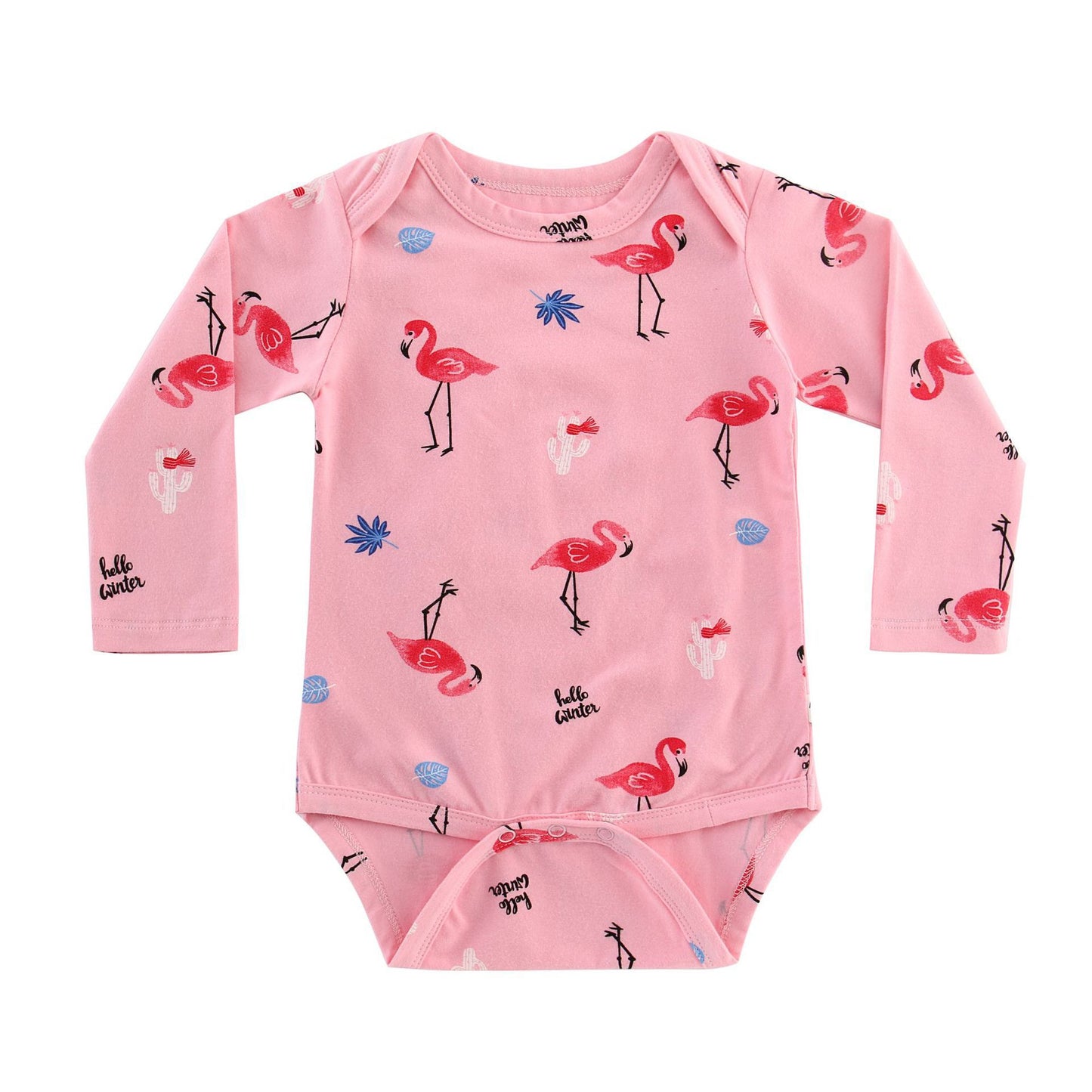 Newborn Baby Rainbow Long-sleeved Triangle Bodysuit
