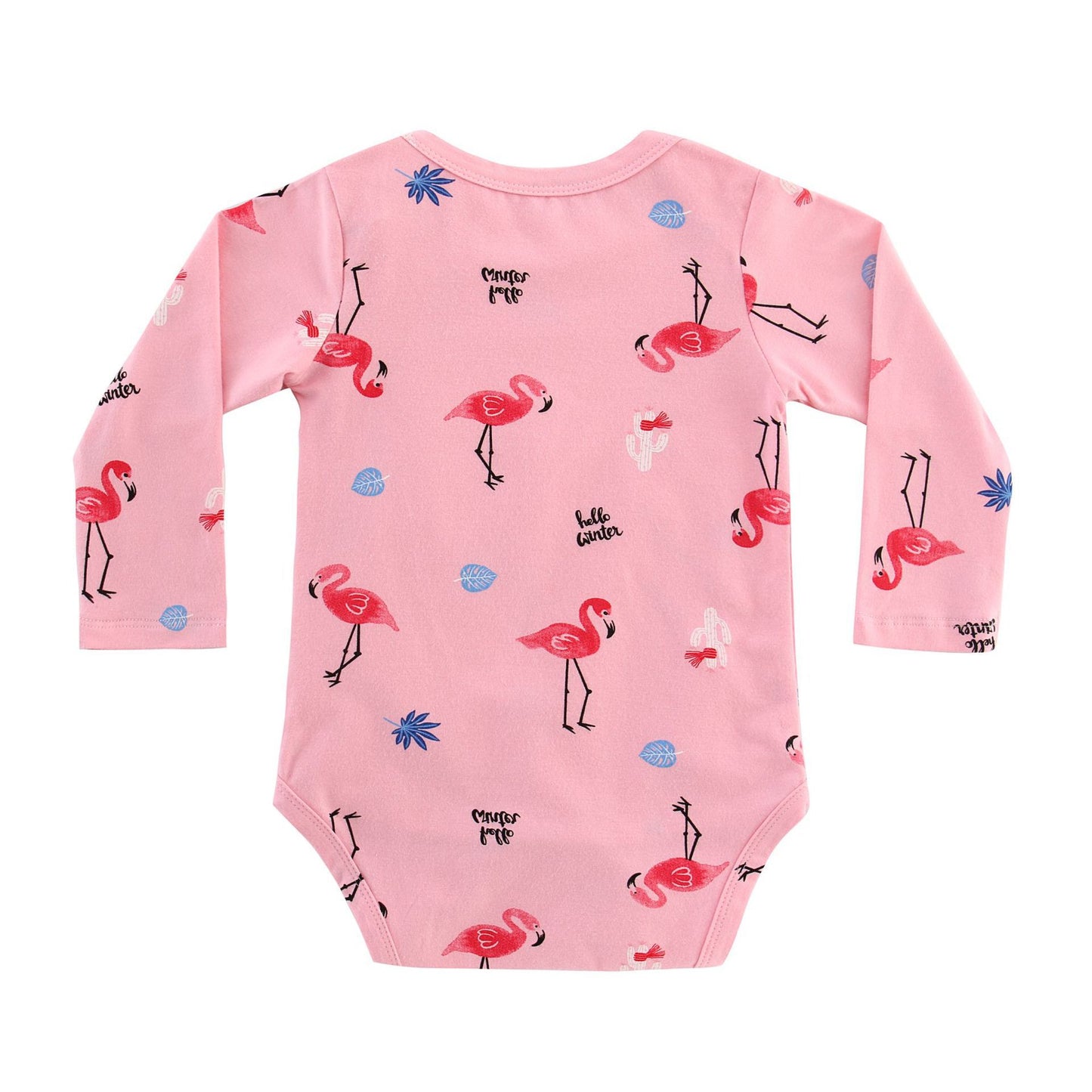 Newborn Baby Rainbow Long-sleeved Triangle Bodysuit