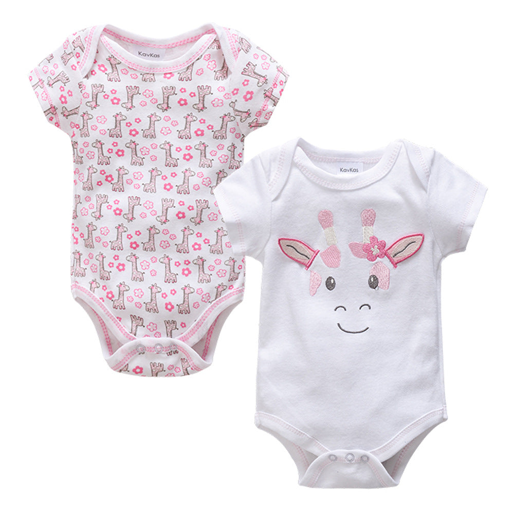 Sleeveless Baby Bodysuits Clothes Newborn Baby Clothes - 2-Pack Set