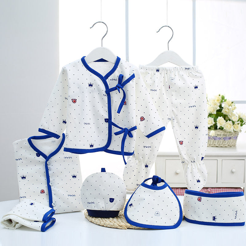 Cotton Newborn 7-Piece Clothing Set – Soft Essential Baby Outfit