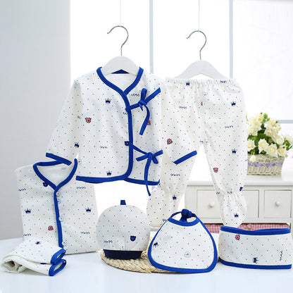 Cotton Newborn 7-Piece Clothing Set – Soft Essential Baby Outfit
