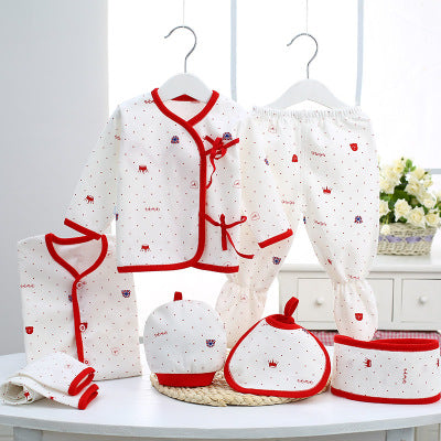 Cotton Newborn 7-Piece Clothing Set – Soft Essential Baby Outfit