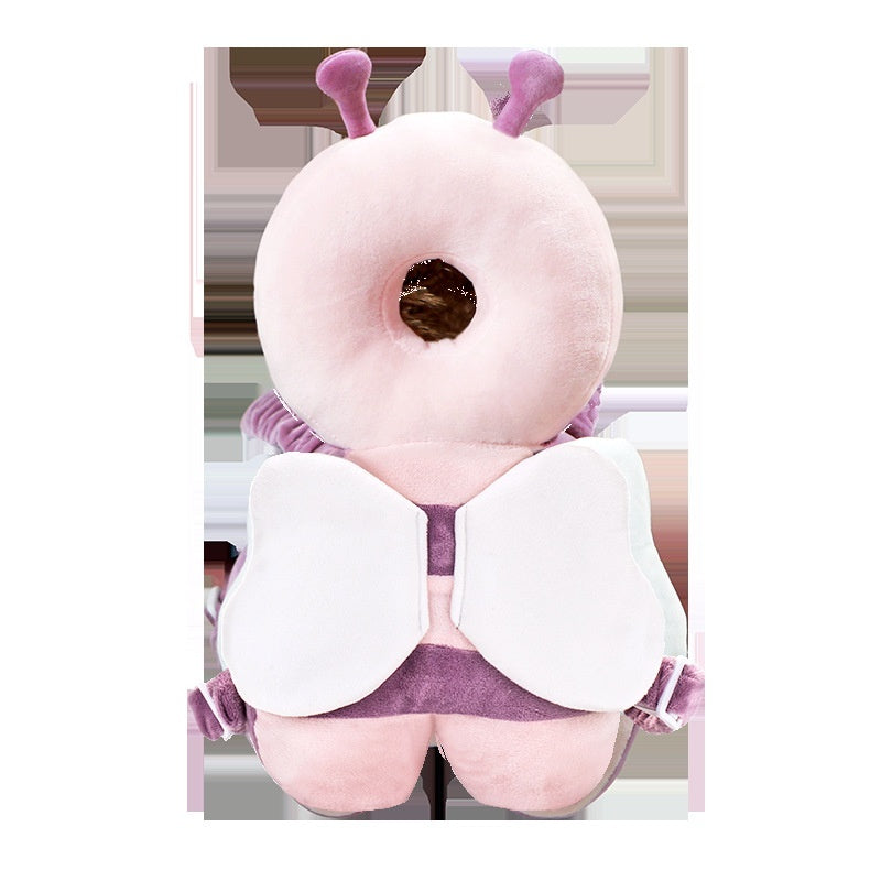 Ultra-Soft Plush Baby Head Protection Backpack – Whimsical Animal Designs