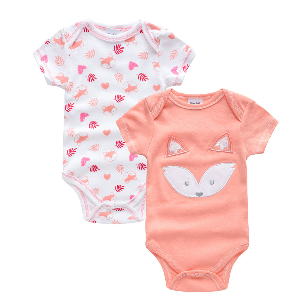 Sleeveless Baby Bodysuits Clothes Newborn Baby Clothes - 2-Pack Set