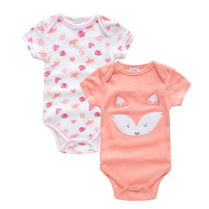 Sleeveless Baby Bodysuits Clothes Newborn Baby Clothes - 2-Pack Set
