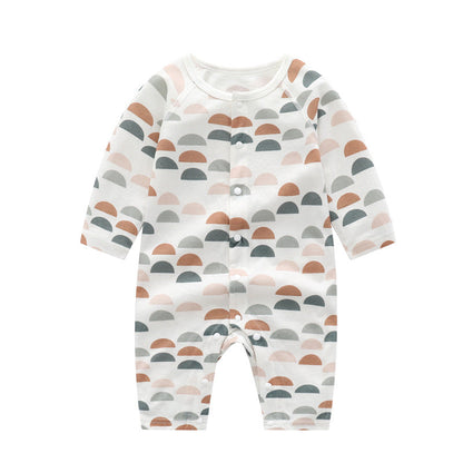 Ultra-Soft Bamboo Fiber Baby Jumpsuit – Whimsical Floral & Animal Prints