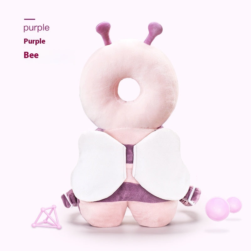 Ultra-Soft Plush Baby Head Protection Backpack – Whimsical Animal Designs