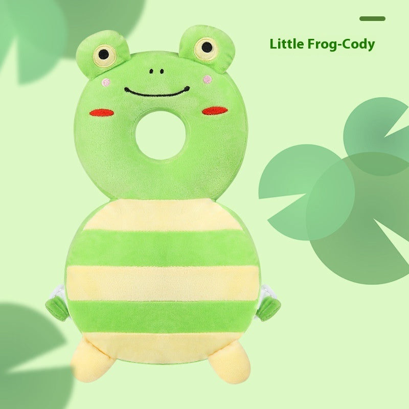 Ultra-Soft Plush Baby Head Protection Backpack – Whimsical Animal Designs