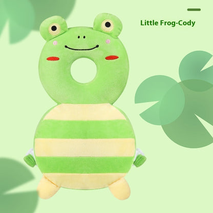 Ultra-Soft Plush Baby Head Protection Backpack – Whimsical Animal Designs