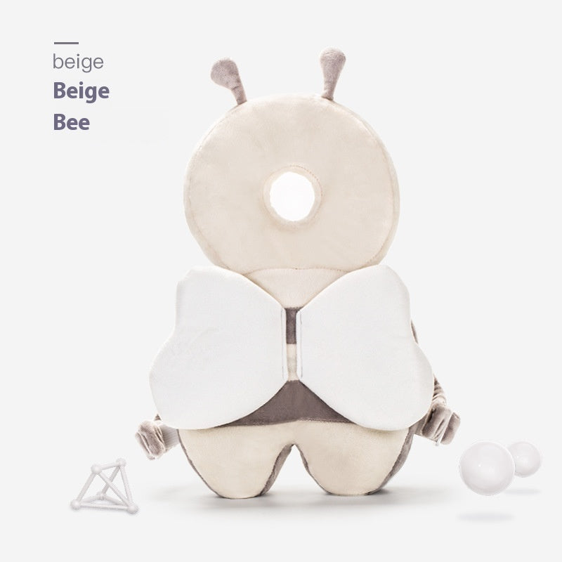 Ultra-Soft Plush Baby Head Protection Backpack – Whimsical Animal Designs