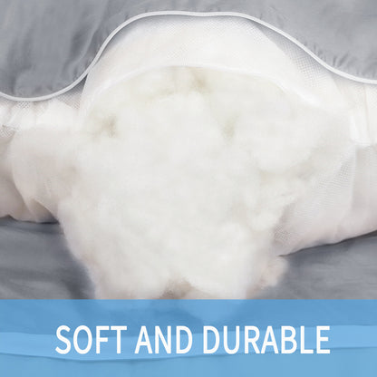 Cooling Ice Silk U-Shaped Maternity Support Pillow – Full Body Comfort