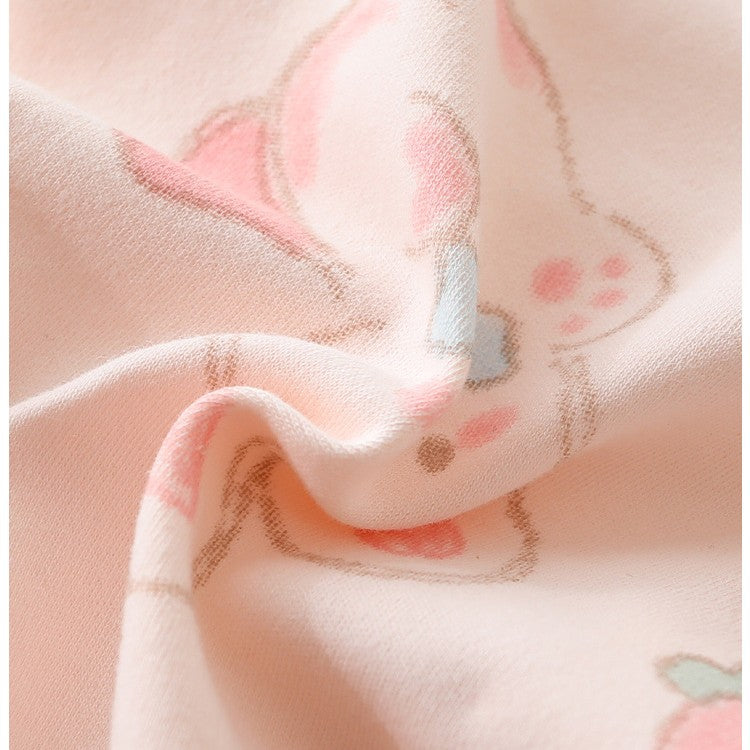 Soft Cotton Baby Romper with Lion Detail – Long Sleeve Snap Front