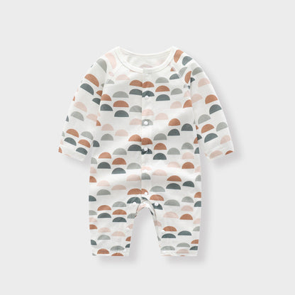Ultra-Soft Bamboo Fiber Baby Jumpsuit – Whimsical Floral & Animal Prints