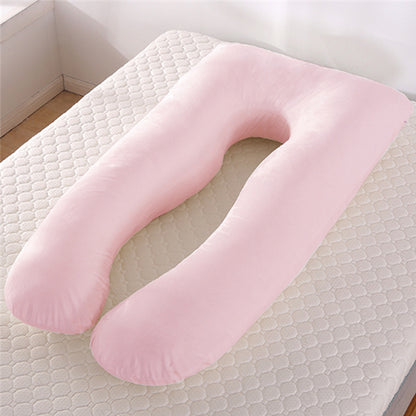 Cooling Ice Silk U-Shaped Maternity Support Pillow – Full Body Comfort