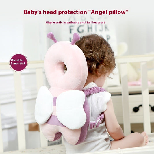 Ultra-Soft Plush Baby Head Protection Backpack – Whimsical Animal Designs