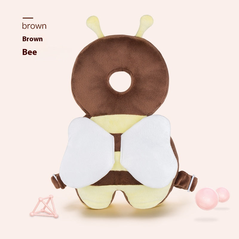Ultra-Soft Plush Baby Head Protection Backpack – Whimsical Animal Designs