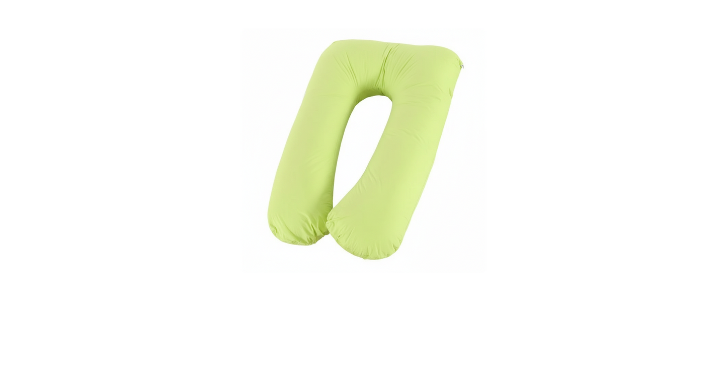 Cooling Ice Silk U-Shaped Maternity Support Pillow – Full Body Comfort